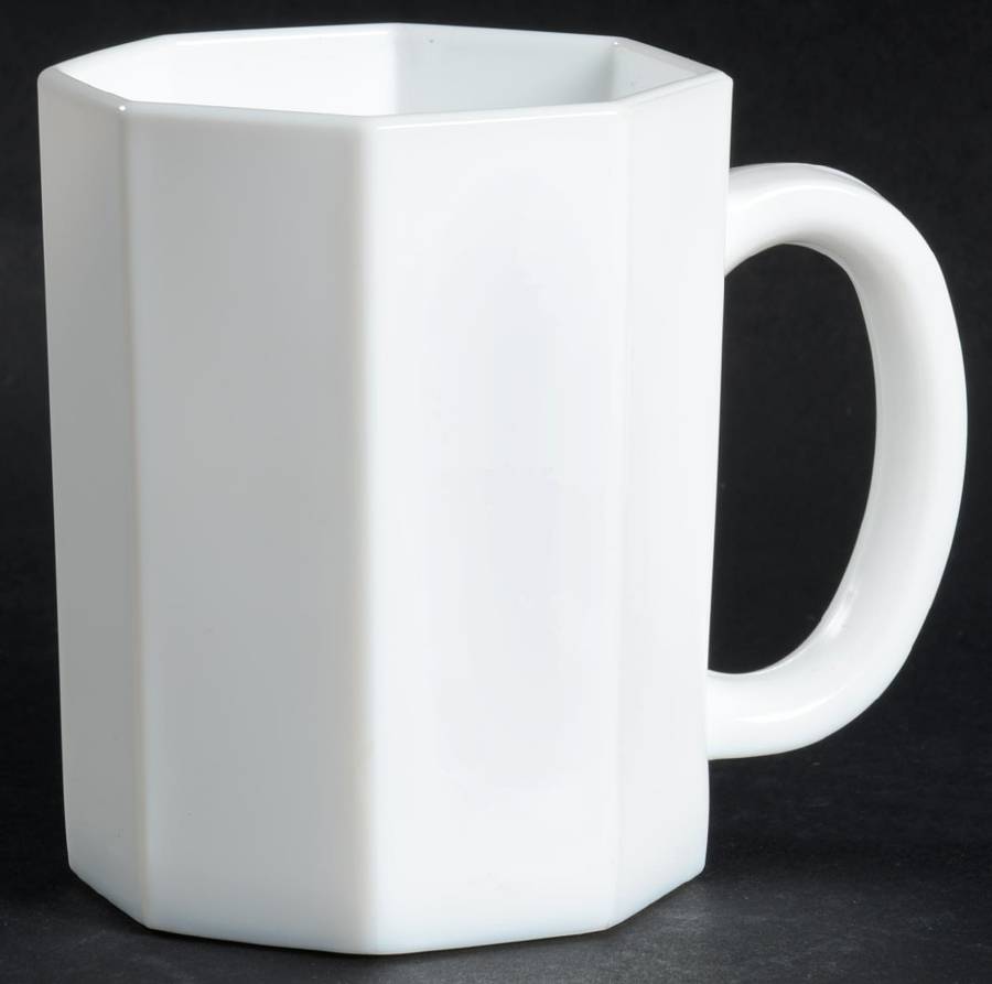 Octime White Mug by Arcoroc-1