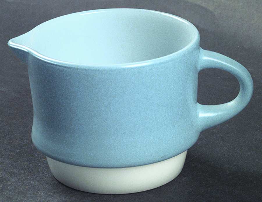 Blue Mosaic Creamer by Anchor Hocking-1