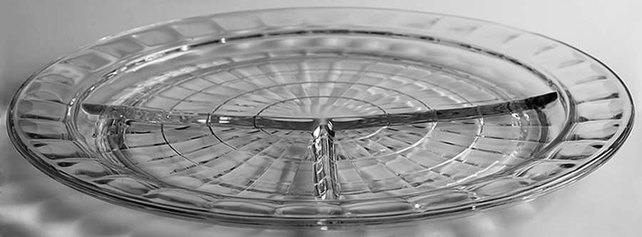 Block Optic Clear Grill Plate by Anchor Hocking-1