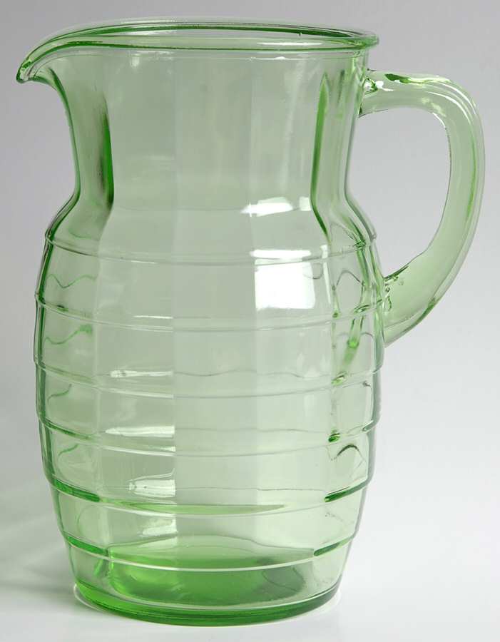 Block Optic Green 54 Oz Pitcher by Anchor Hocking-1
