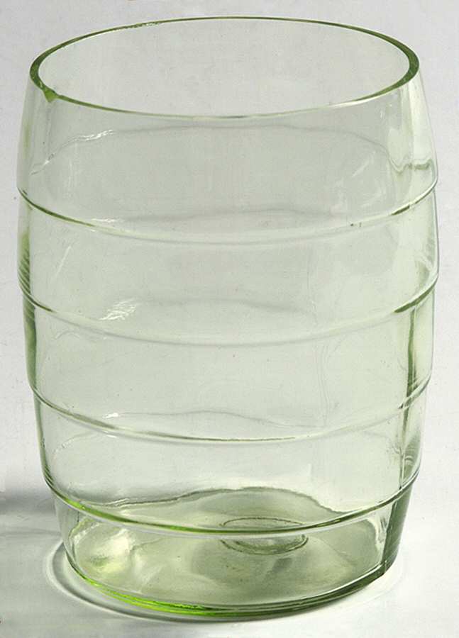 Block Optic Green Tumbler for Nite Set by Anchor Hocking-1
