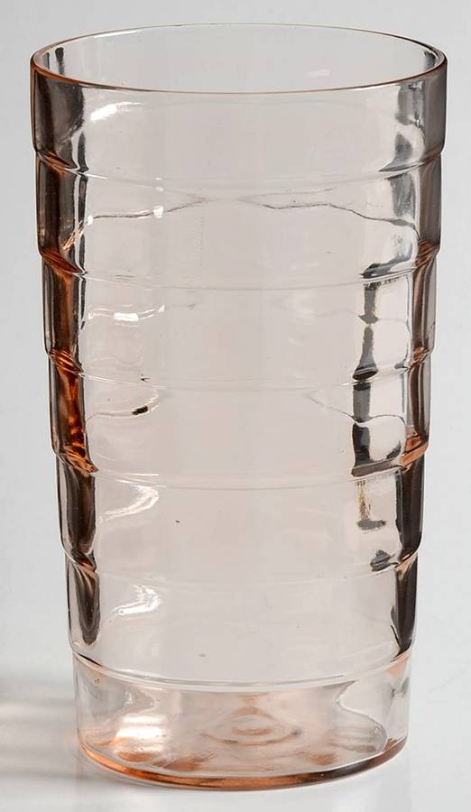 Block Optic Pink 15 Oz Flat Tumbler by Anchor Hocking-1