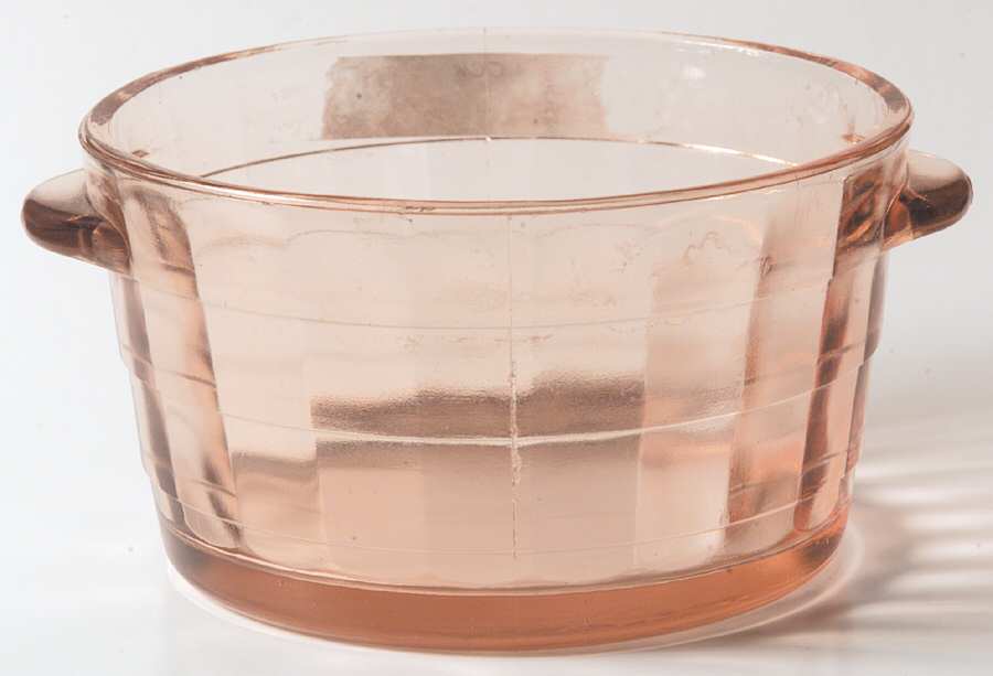 Block Optic Pink Butter Tub by Anchor Hocking-1
