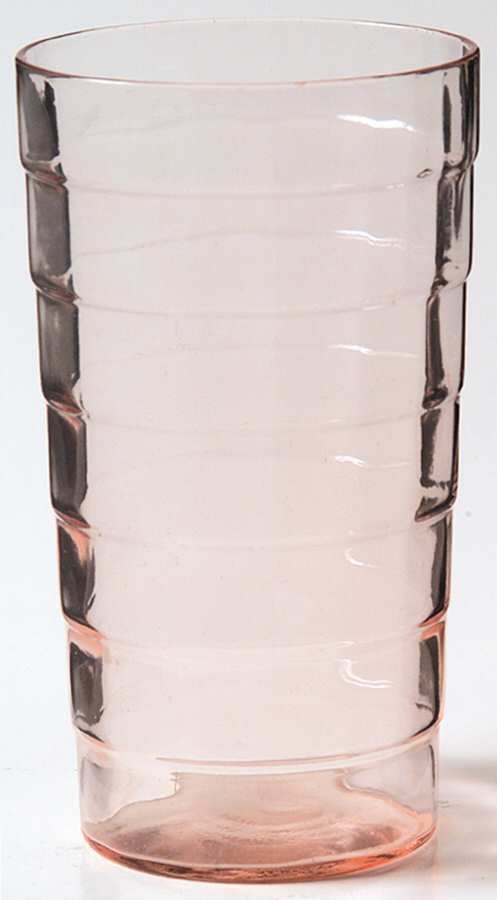 Block Optic Pink 11 Oz Flat Tumbler by Anchor Hocking-1