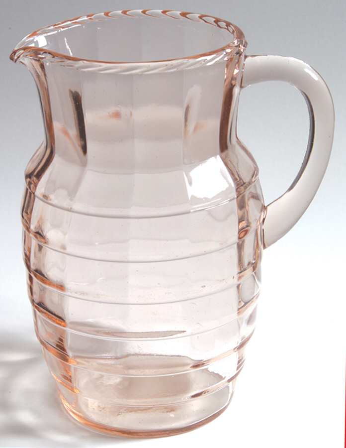 Block Optic Pink 54 Oz Pitcher by Anchor Hocking-1