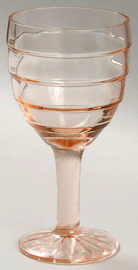 Block Optic Pink Wine by Anchor Hocking-1