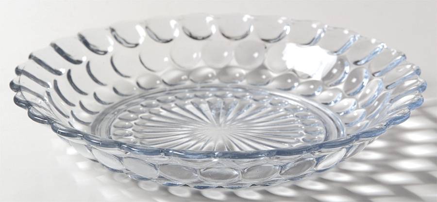 Bubble Blue Coupe Soup Bowl by Anchor Hocking-1