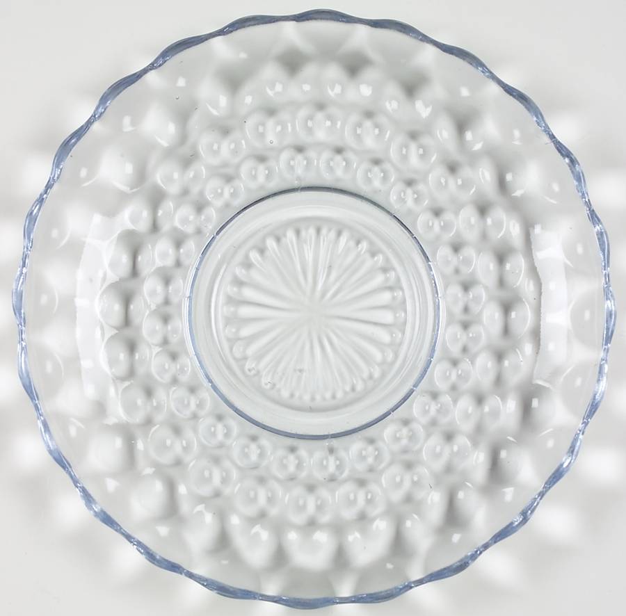 Bubble Blue Saucer Only by Anchor Hocking-1