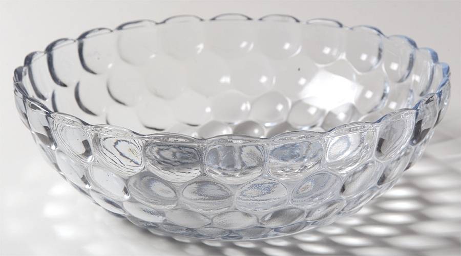 Bubble Blue 8" Round Vegetable Bowl by Anchor Hocking-1