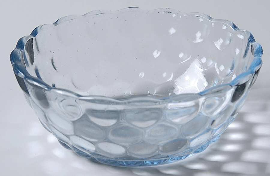 Bubble Blue 4" Small Fruit/Dessert Bowl by Anchor Hocking-1