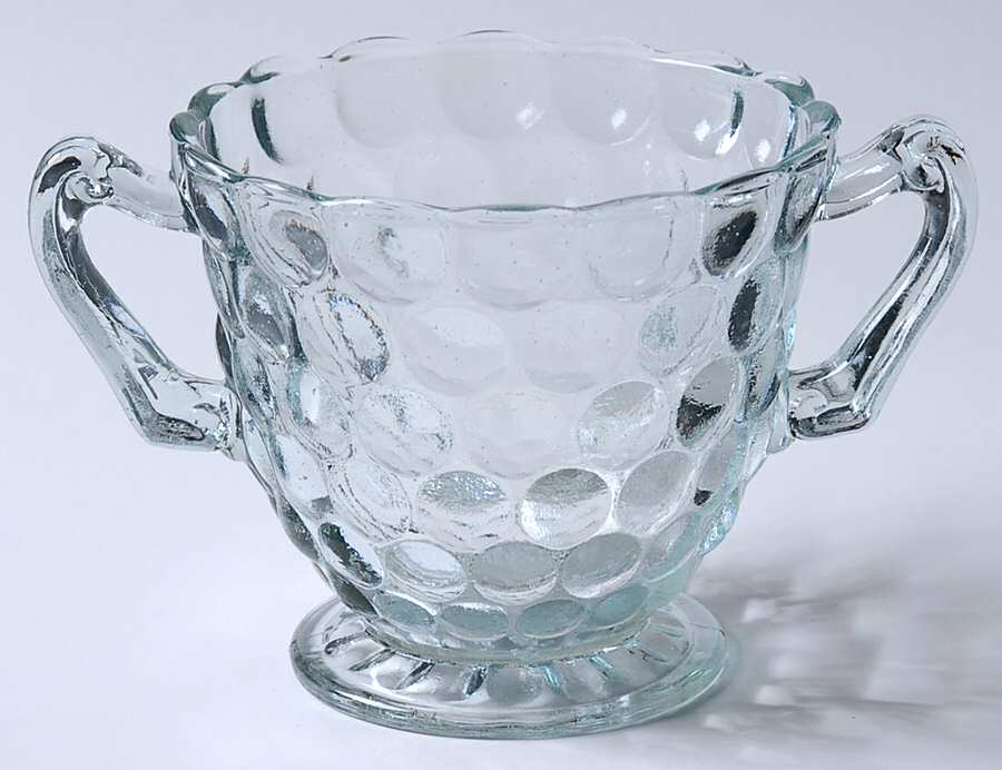 Bubble Blue Open Sugar by Anchor Hocking-1