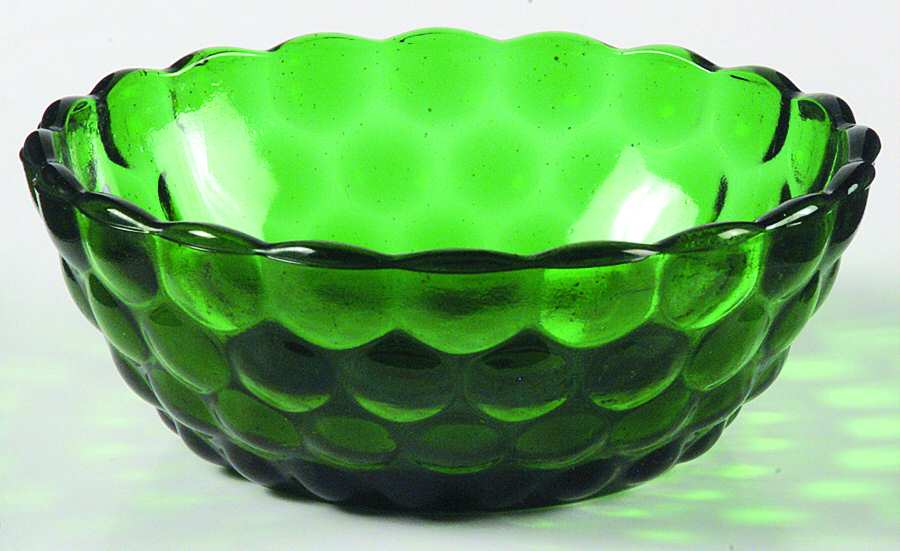 Bubble Green 8" Round Vegetable Bowl by Anchor Hocking-1