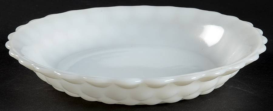 Bubble Milk Glass Coupe Soup Bowl by Anchor Hocking-1