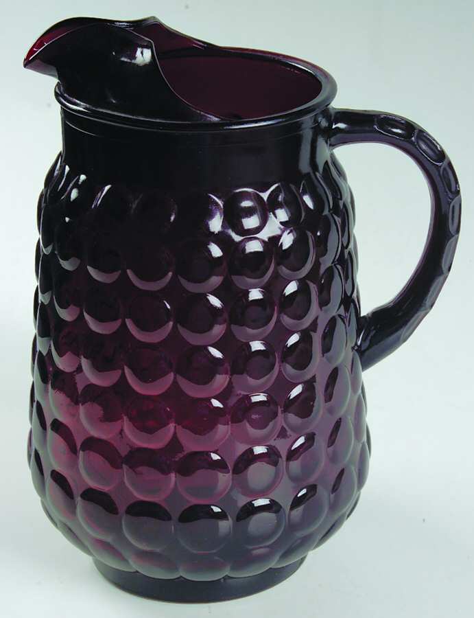 Bubble Ruby 64 Oz Ice Lip Pitcher by Anchor Hocking-1