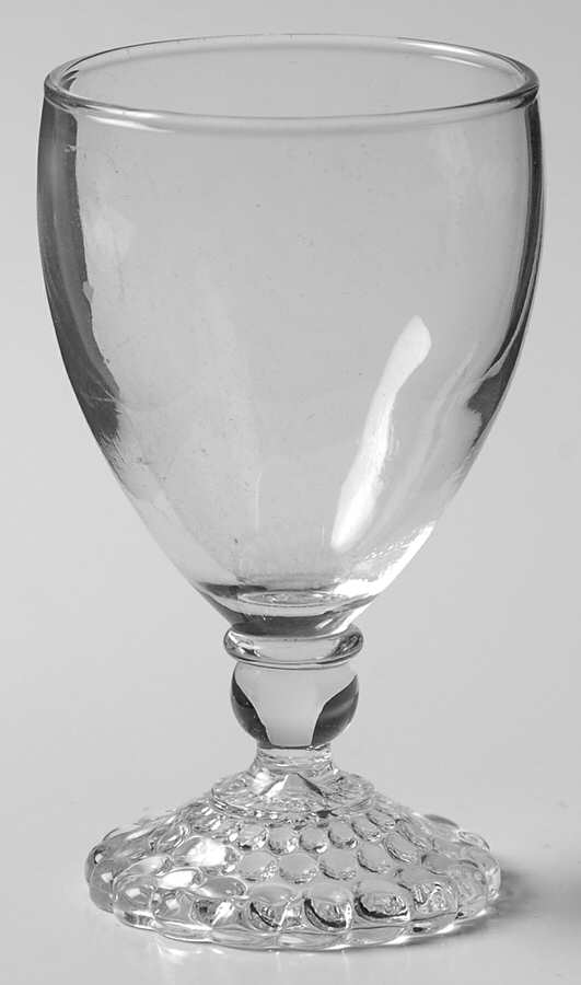 Bubble Foot Clear Juice/Wine Glass by Anchor Hocking-1