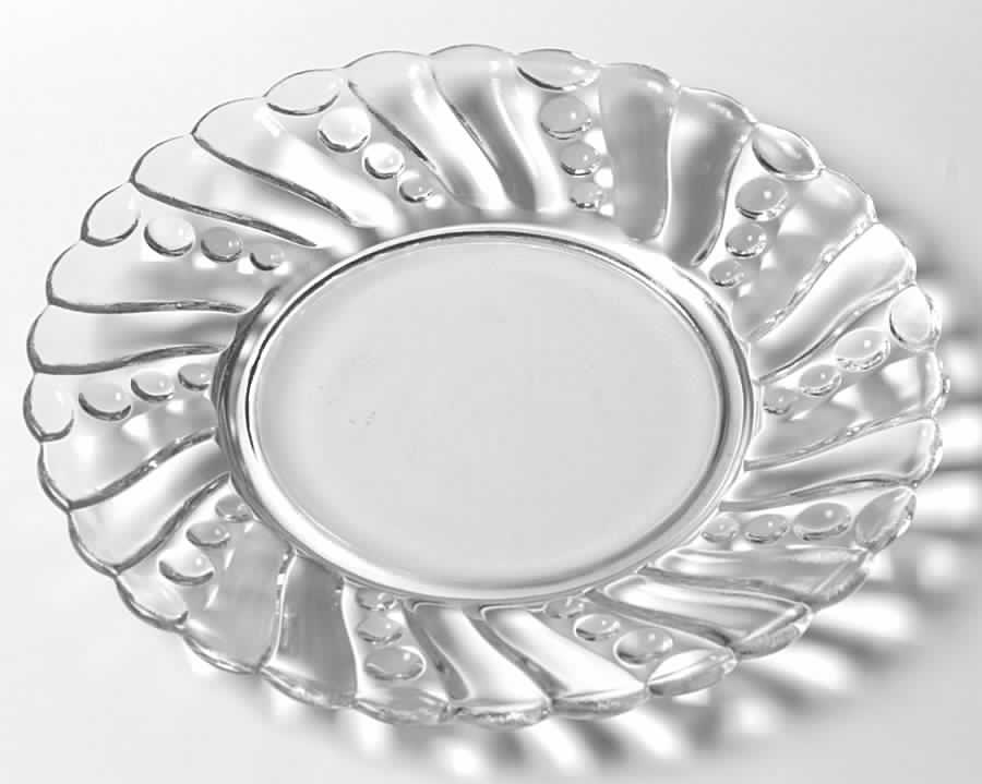Burple-Inspiration-Clear Bread & Butter Plate by Anchor Hocking-1