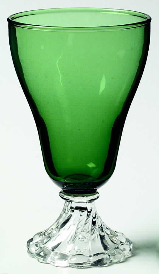 Burple-Inspiration Green Water Goblet by Anchor Hocking-1