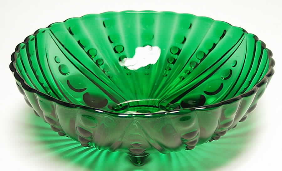 Burple-Inspiration Green Large Dessert Bowl by Anchor Hocking-1