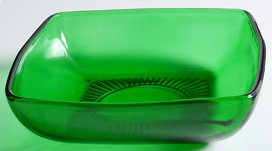 Charm Forest Green Coupe Soup Bowl by Anchor Hocking-1