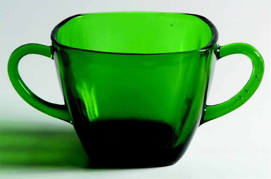 Charm Forest Green Open Sugar by Anchor Hocking-1
