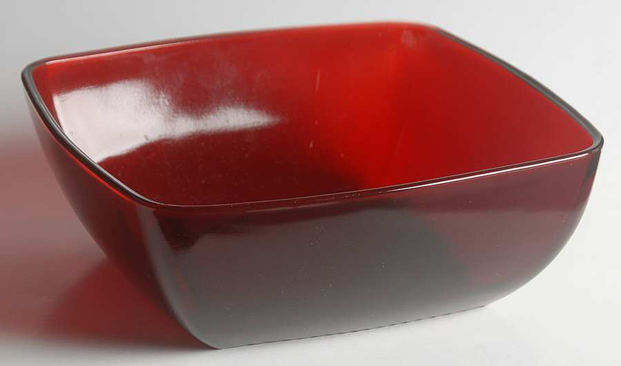 Charm Ruby 7" Salad Bowl by Anchor Hocking-1