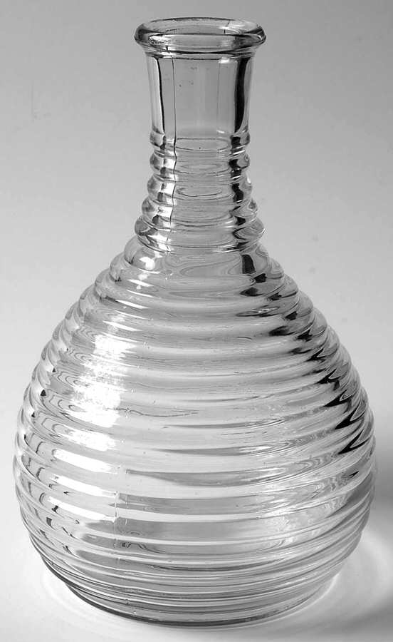 Circle Clear Decanter No Stopper by Anchor Hocking-1
