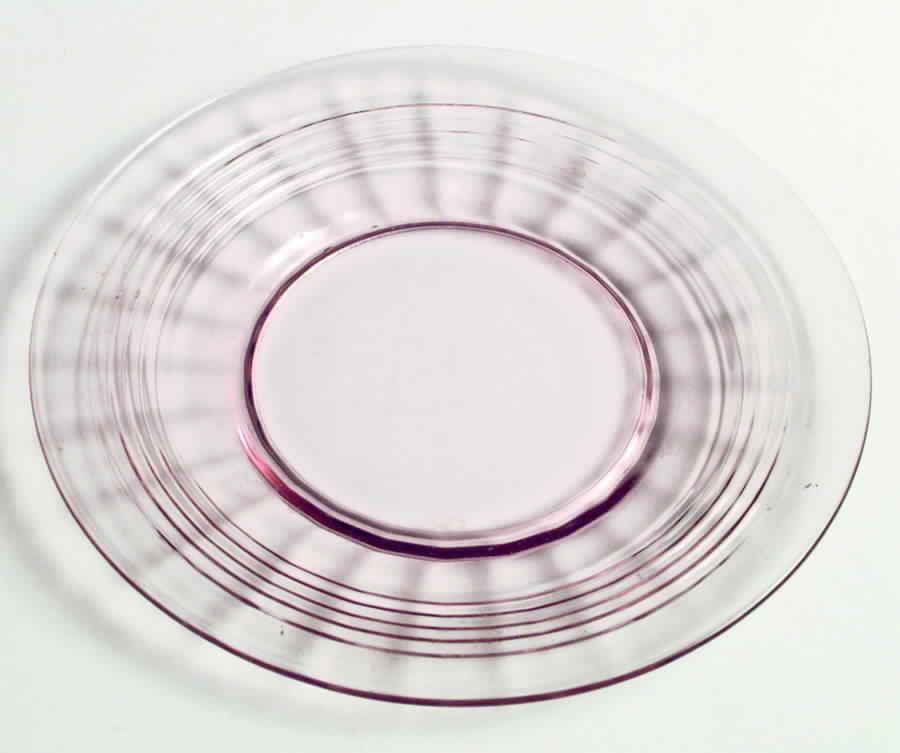 Circle Pink Luncheon Plate by Anchor Hocking-1