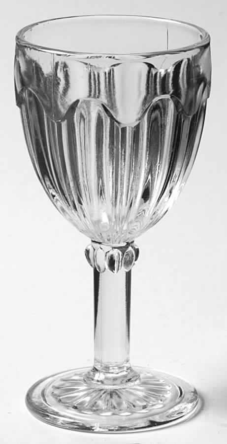 Colonial Clear Wine Glass by Anchor Hocking-1