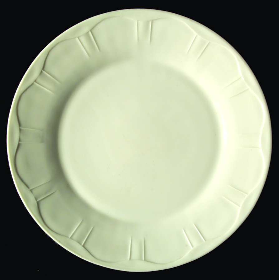 Colonial Opaque White Dinner Plate by Anchor Hocking-1