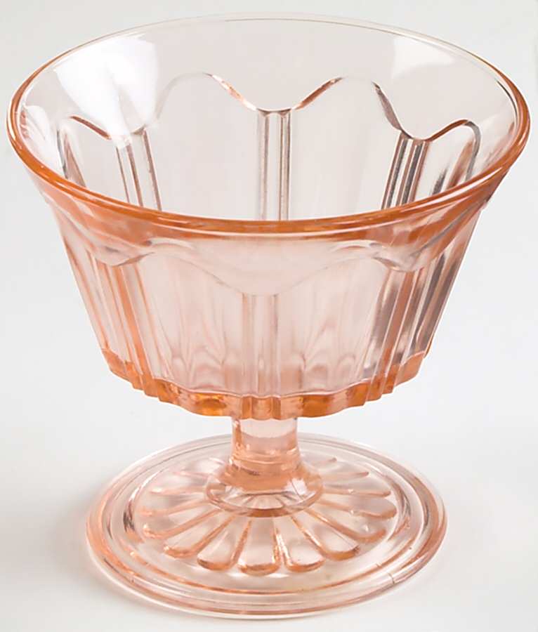 Colonial Pink Champagne/Tall Sherbet by Anchor Hocking-1