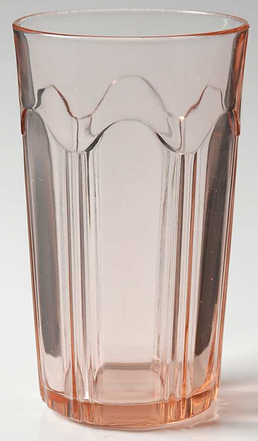 Colonial Pink 11 Oz Flat Tumbler by Anchor Hocking-1