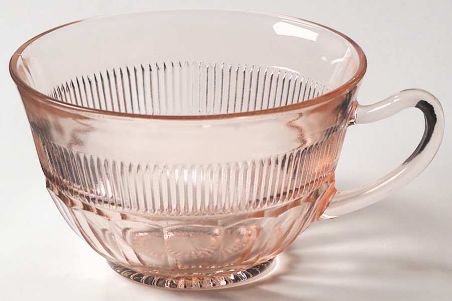 Coronation Pink Cup No Saucer by Anchor Hocking-1