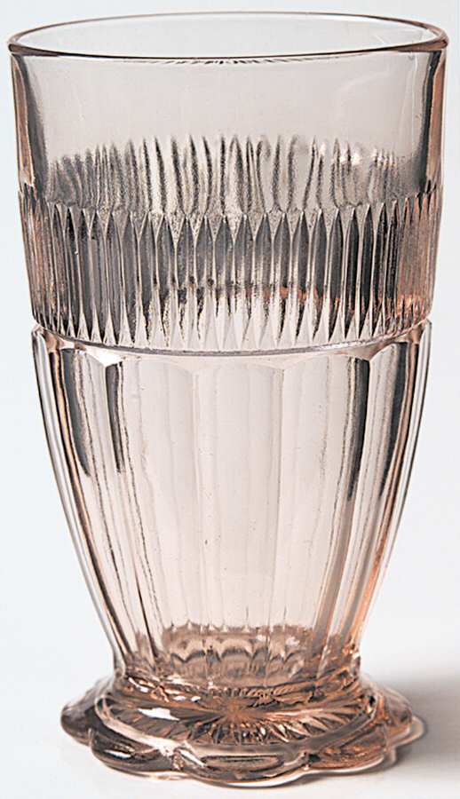 Coronation Pink 10 Oz Footed Tumbler by Anchor Hocking-1