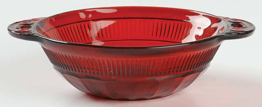 Coronation Royal Ruby Small Fruit Dessert Bowl by Anchor Hocking-1