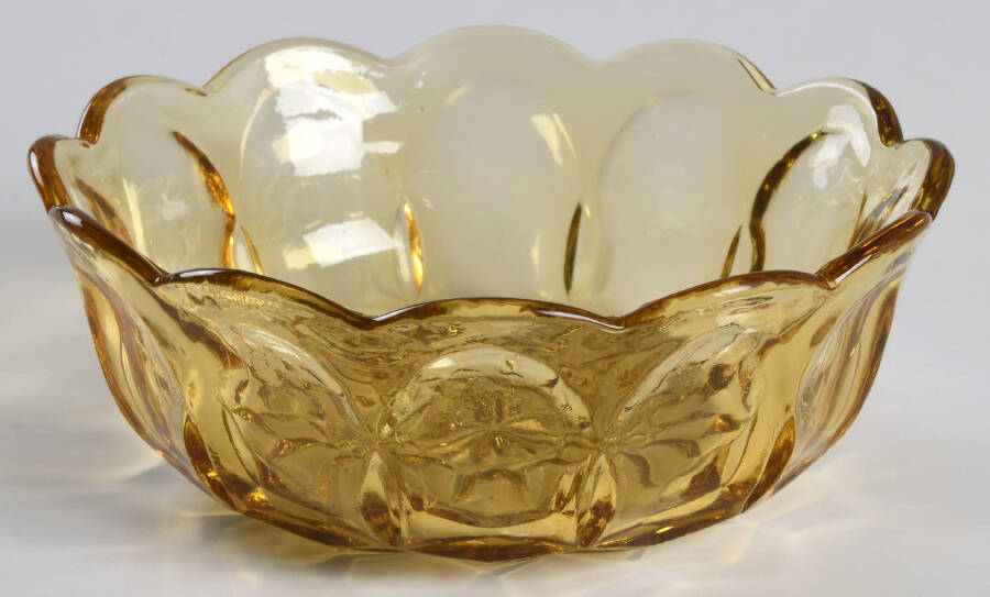 Fairfield Amber Small Fruit Dessert Bowl by Anchor Hocking-1