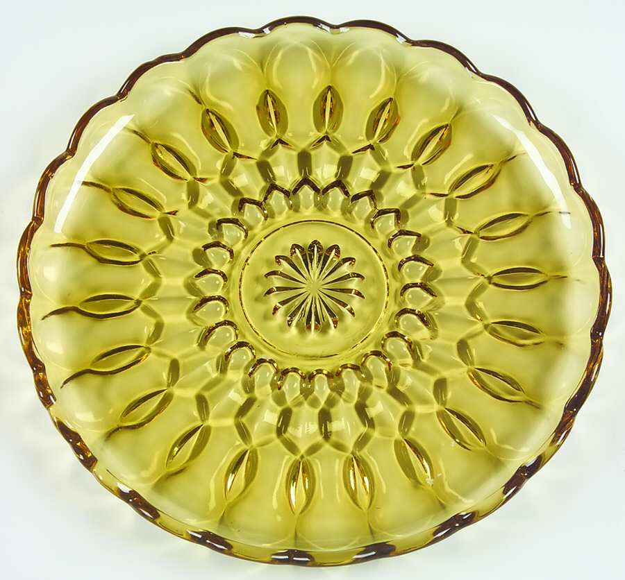 Fairfield Amber Dinner Plate by Anchor Hocking-1