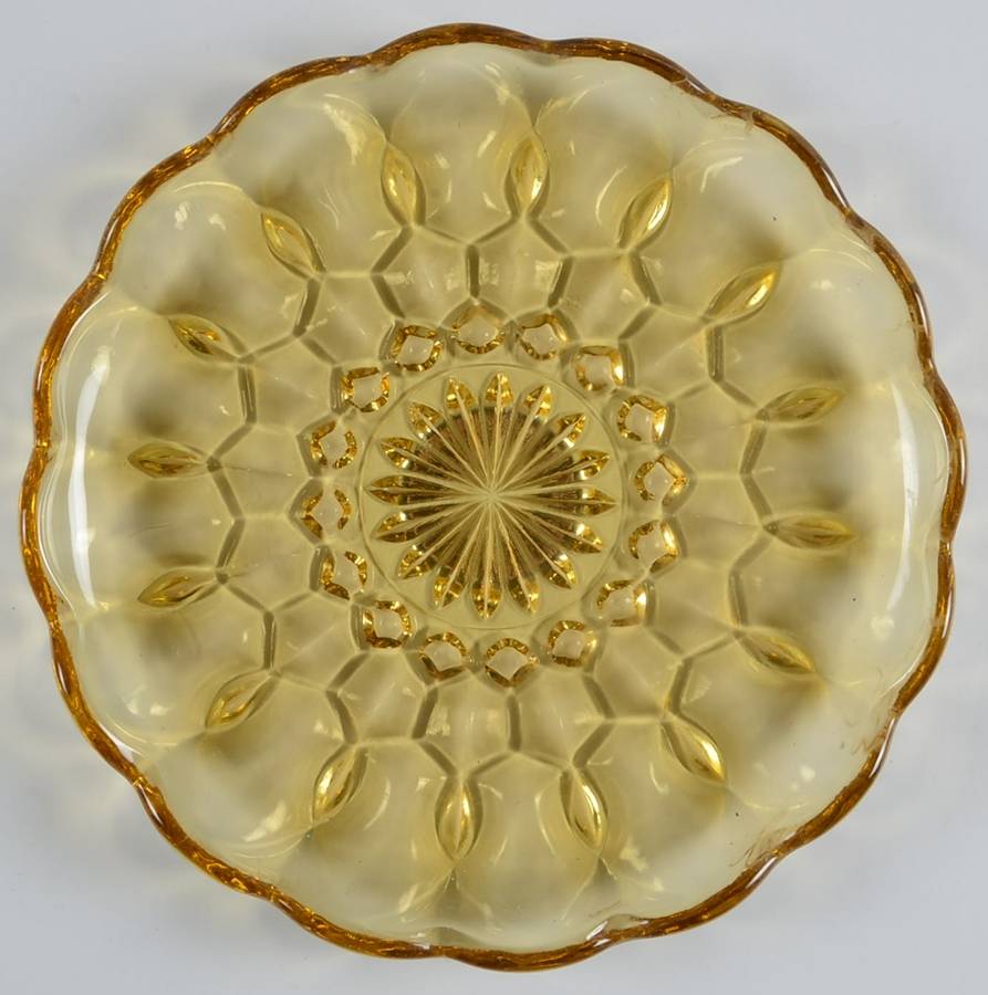 Fairfield Amber Bread & Butter Plate by Anchor Hocking-1