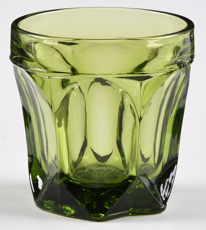 Fairfield Avocado Green Old Fashioned by Anchor Hocking-1