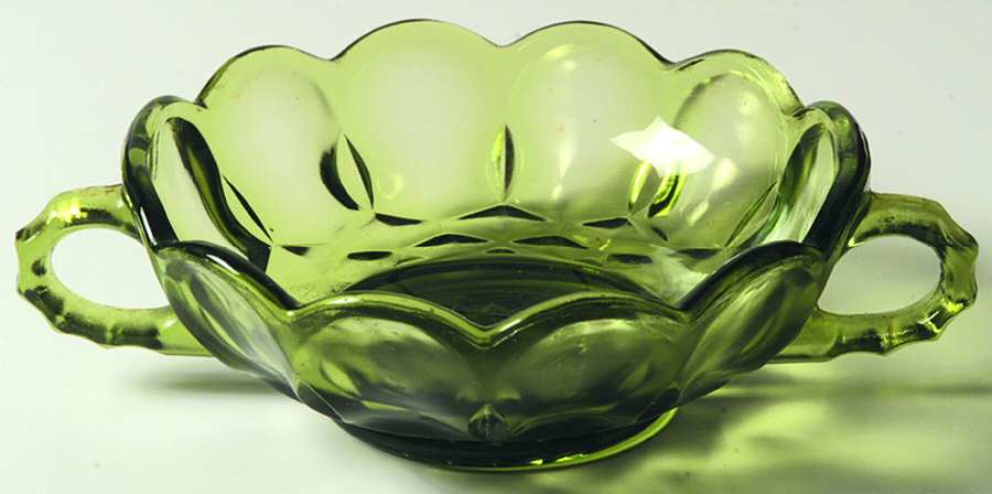 Fairfield Avocado Green Nappy by Anchor Hocking-1