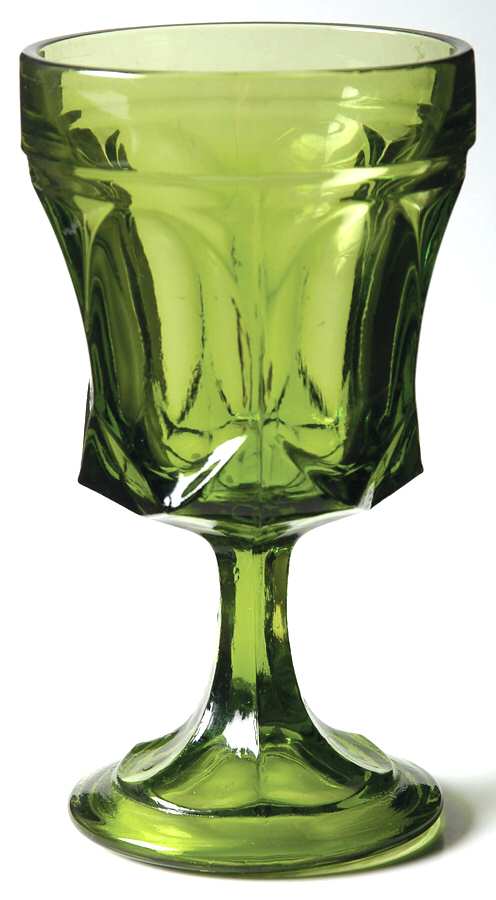 Fairfield Avocado Green On The Rocks Goblet by Anchor Hocking-1