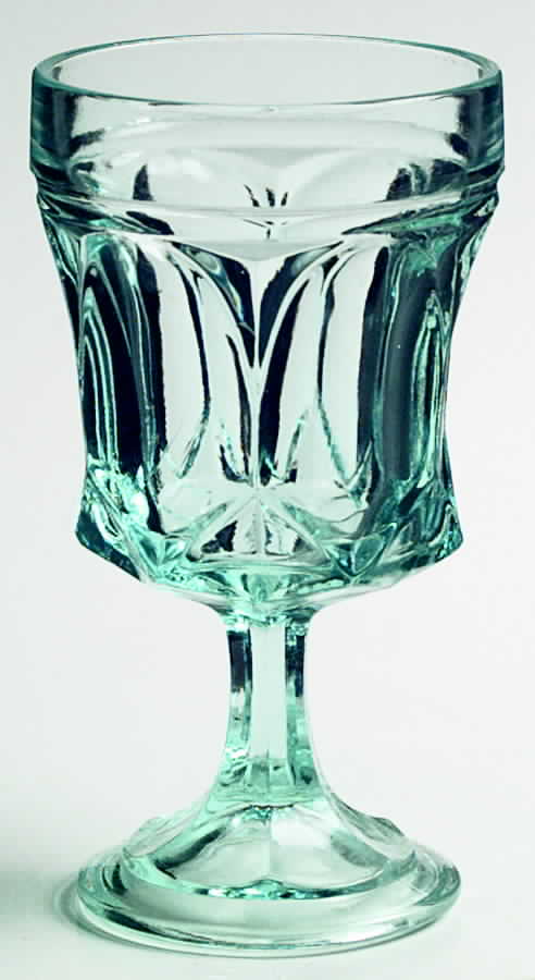 Fairfield Light Blue Water Goblet by Anchor Hocking-1