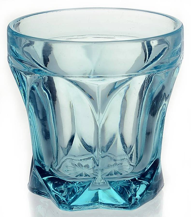 Fairfield Light Blue Old Fashioned by Anchor Hocking-1