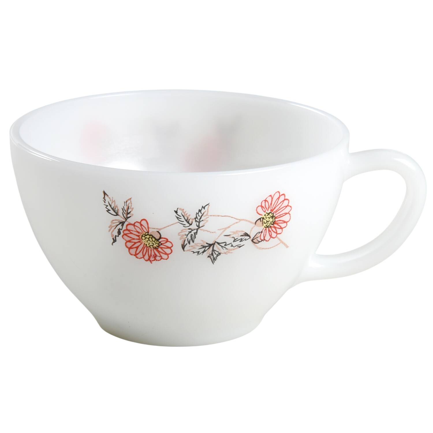 Fleurette Flat Cup by Anchor Hocking-1