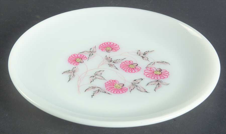 Fleurette Bread & Butter Plate by Anchor Hocking-1