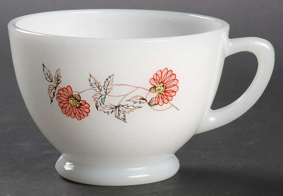 Fleurette Snack Cup for Snack Plate by Anchor Hocking-1