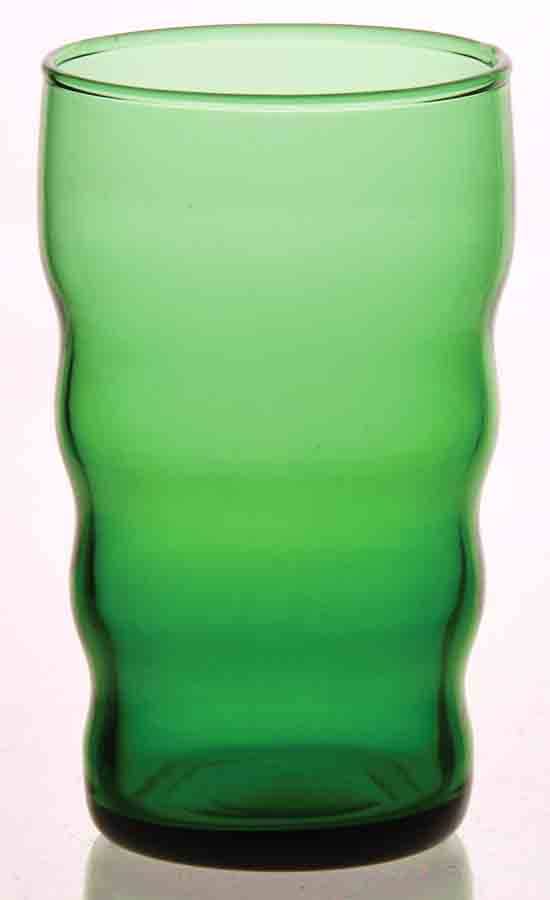 Forest Green Flat Juice Glass by Anchor Hocking-1