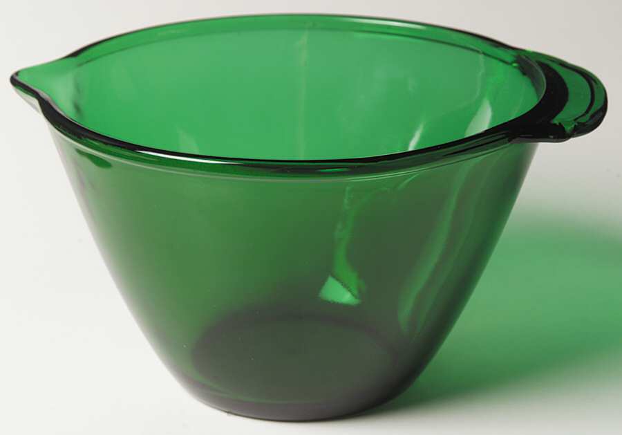Forest Green Batter Bowl by Anchor Hocking-1