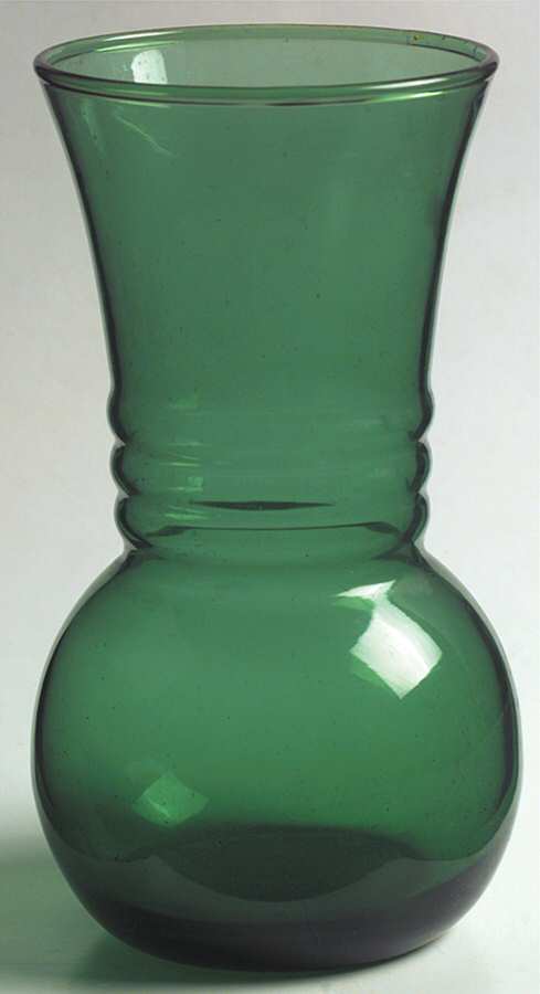 Forest Green 6" Flower Vase by Anchor Hocking-1