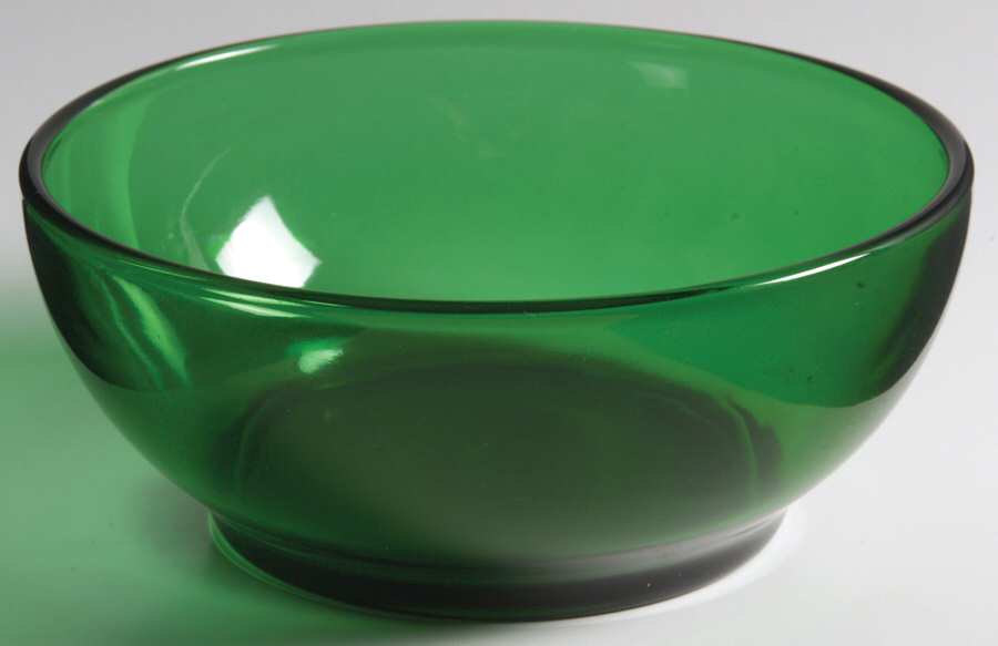 Forest Green Popcorn Bowl by Anchor Hocking-1