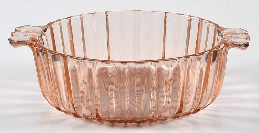 Fortune Pink Candy Dish No Lid by Anchor Hocking-1